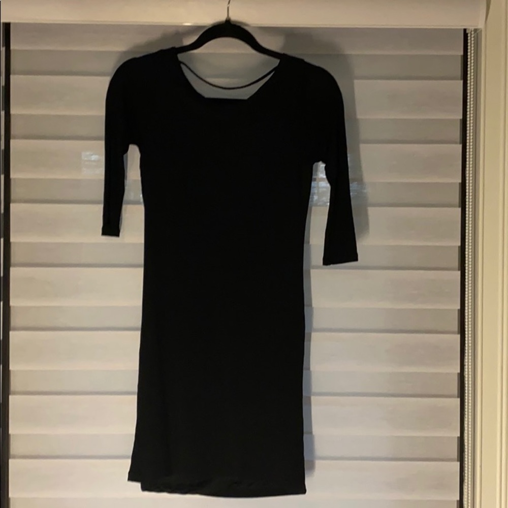 Zara black dress
